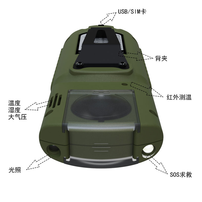 多功能袖珍手持气象仪产品功能说明