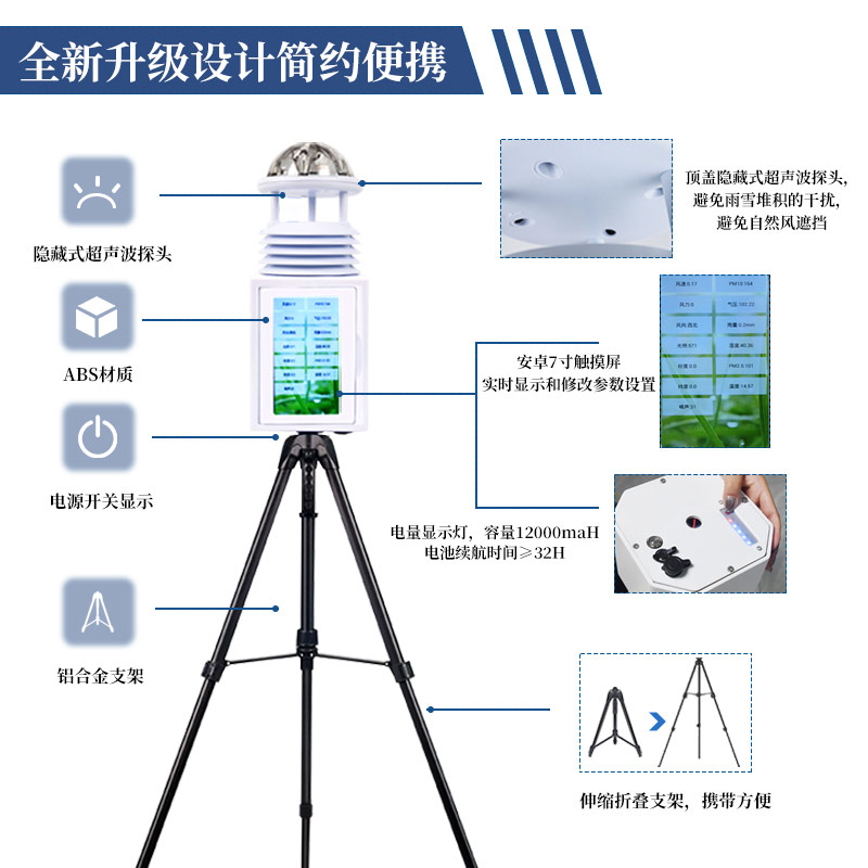 应急救援便携式气象站